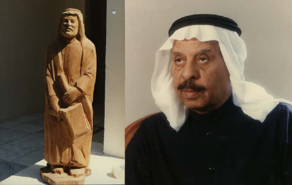 The sculptor, the artist Ali Al-Kharji